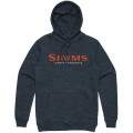  Simms Logo Hoody, S, Navy Heather