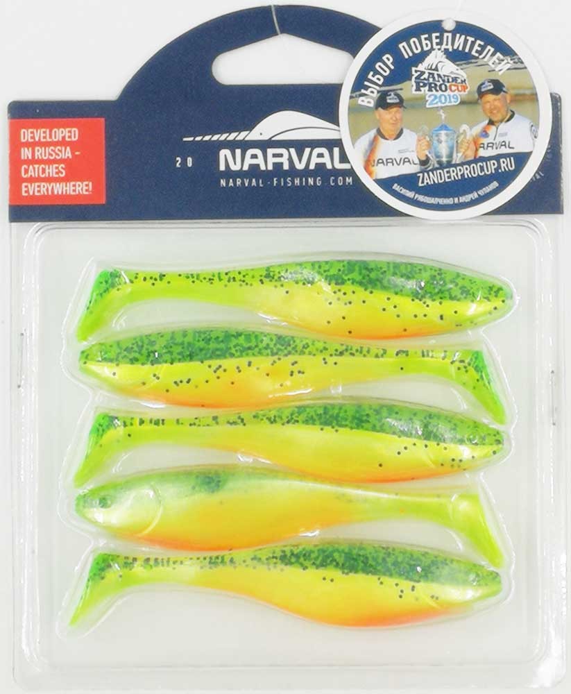   Narval Commander Shad 10cm #015-Pepper/Lemon