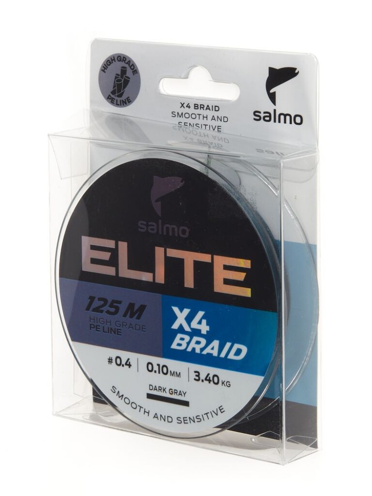   Salmo Elite 4 BRAID Dark Gray 125/010