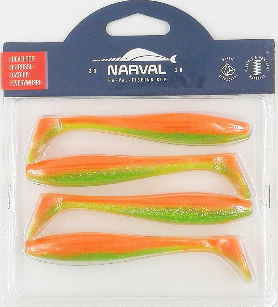   Narval Choppy Tail 12cm #023-Carrot